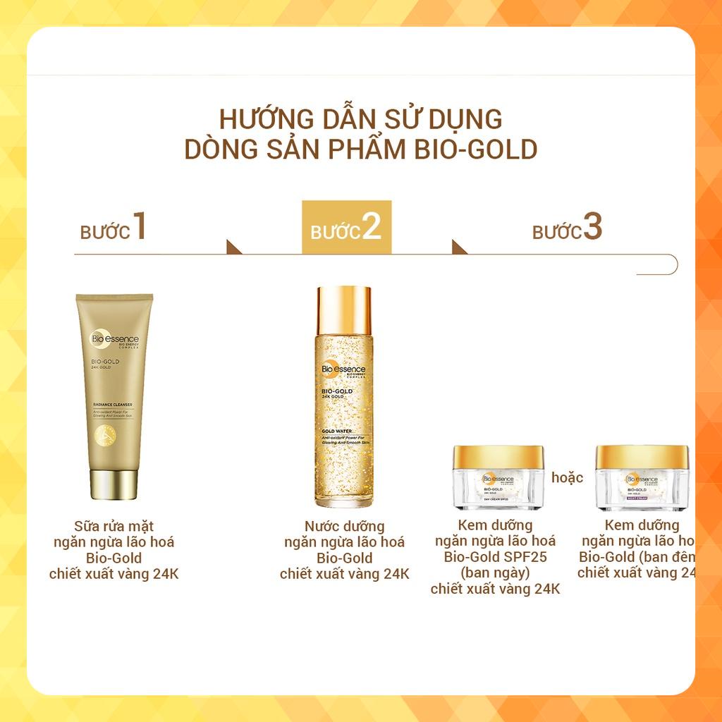 Kem dưỡng da Bio essence ngăn ngừa lão hóa Bio-Gold Cream ban ngày chiết xuất vàng 24k 40gr