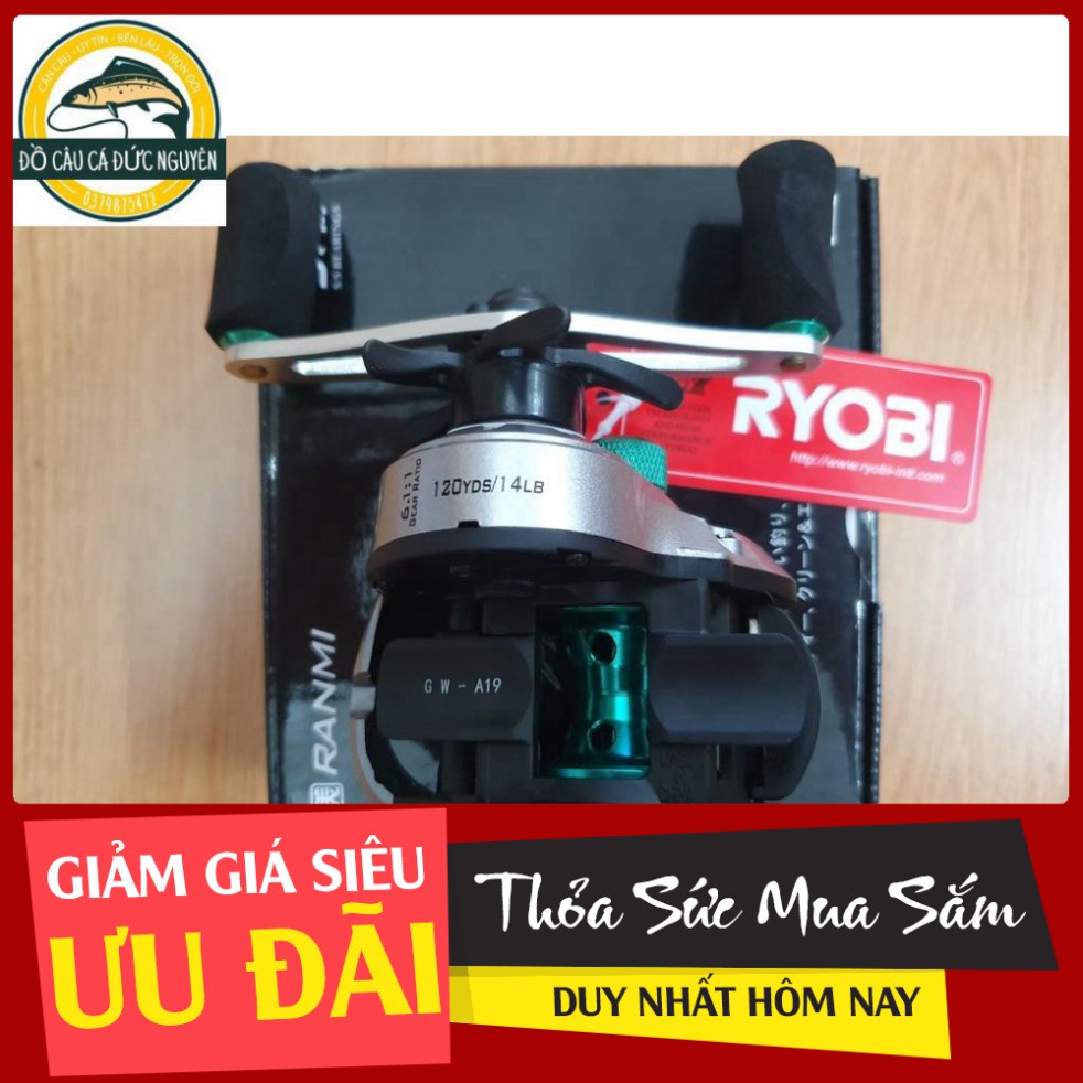 [ XẢ KHO ] [GIÁ TỐT NHẤT] Máy câu ngang Ryobi Ranmi tay trái chuyên lure cá chuối,lóc,chẽm-ĐỒ CÂU CÁ ĐỨC NGUYÊN Liên hệ 