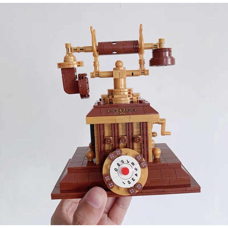 Bộ xếp hình điện thoại RETRO PHONE MÁY PHÁT ĐĨA NONLEGO NANOBLOCKS