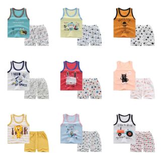 Combo bộ ba lỗ xuất Hàn cho bé trai bé gái