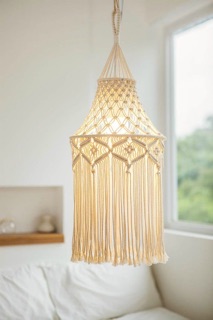 Đèn trang trí macrame