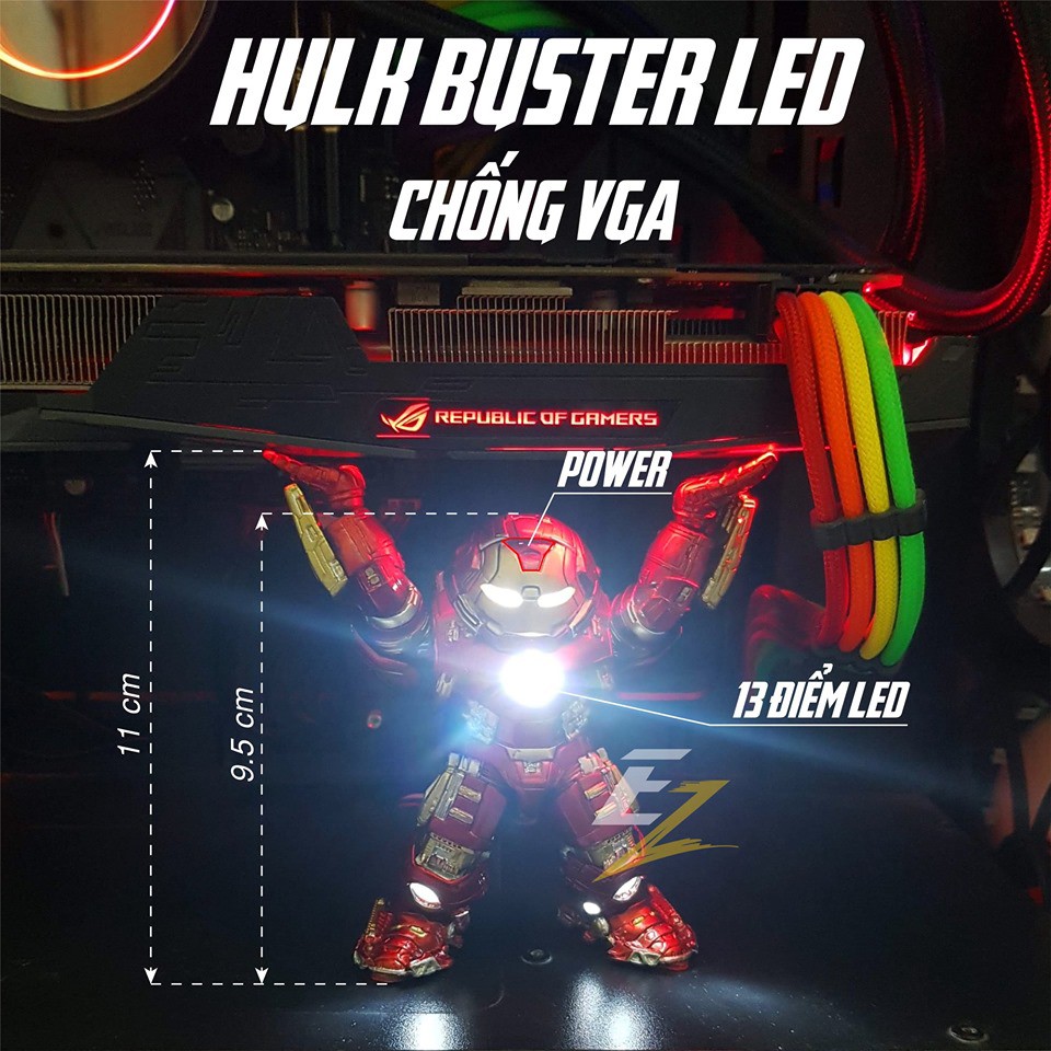 Mô hình Hulk Buster - Iron Man MK44 - Chuyên dùng chống card VGA