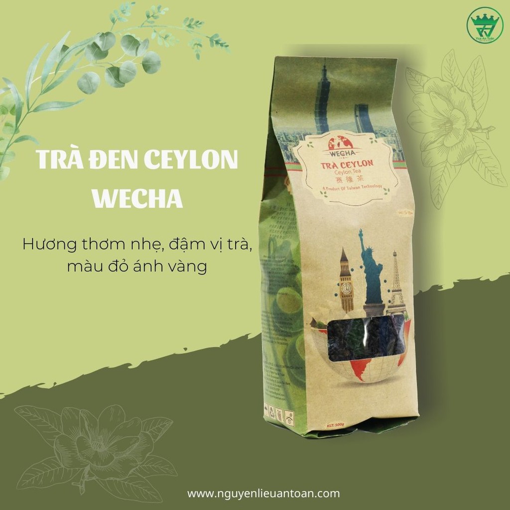 Trà Đen Ceylon Wecha 500gr Tinh Hoa Trà Việt