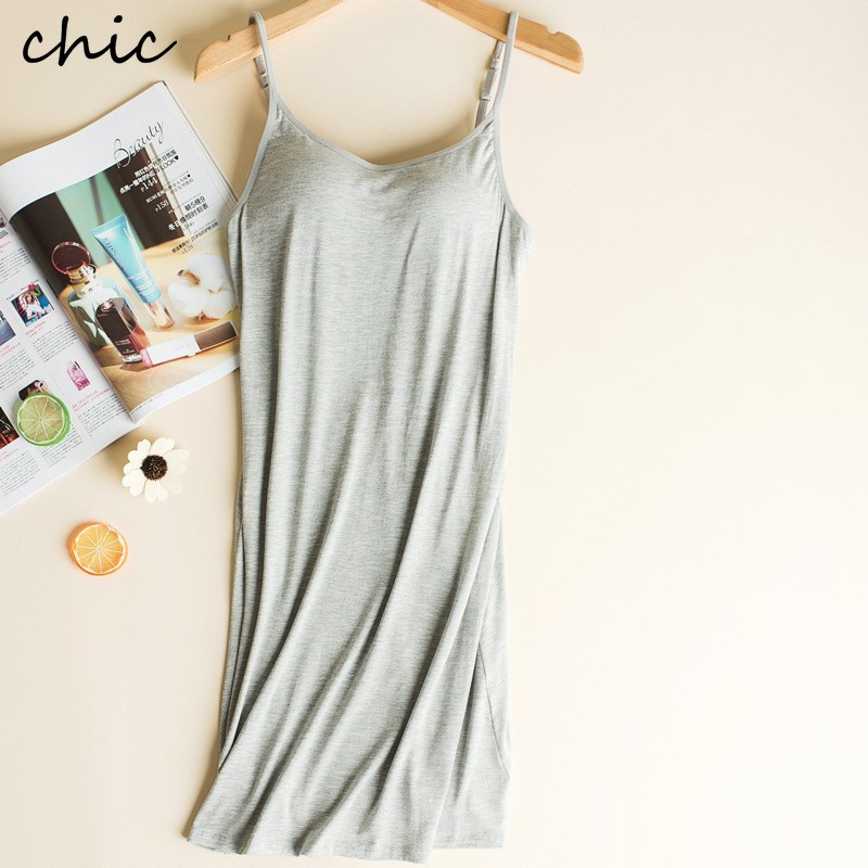 Đầm ngủ phối ren có đệm nâng ngực cỡ M-XXL