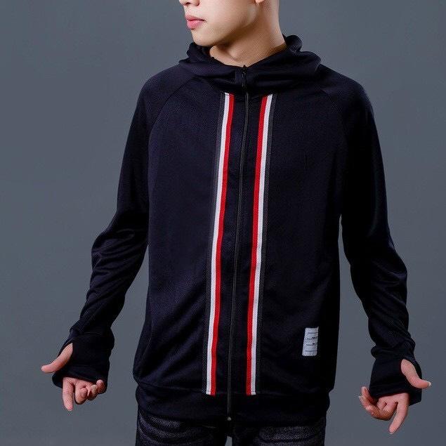 Áo chống nắng Thom nam nữ, áo đi nắng dày dặn mềm mịn thoáng mát,Có túi khoá