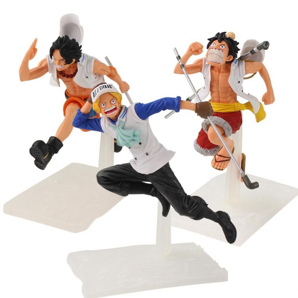 Mô Hình Nhân Vật Monkey D Luffy Portgas Ace Sabo Trong One Piece 18CM