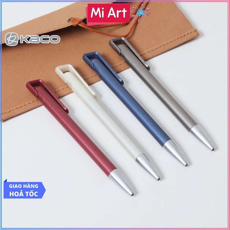 [Hỏa Tốc HCM] Bút Bi Gel Mực Đen KACO SMOOTH (1 Cây) - Ngòi 0.5mm