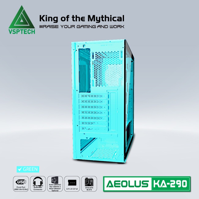 Vỏ Case KA290 GREEN