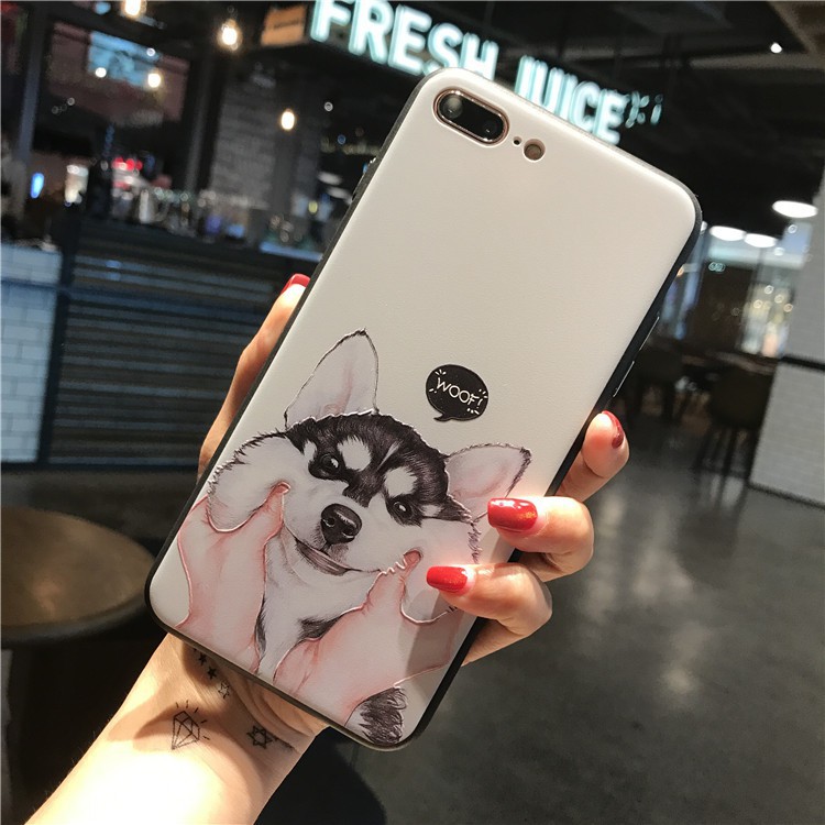 [ IPHONE ] Ốp Lưng Silicon Chó Mèo - D050 | BigBuy360 - bigbuy360.vn