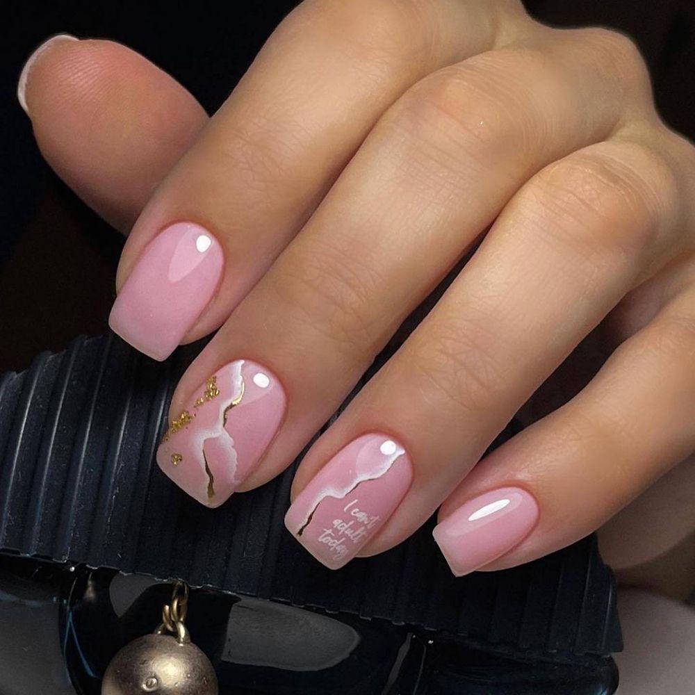 JUNE Miếng Dán Trang Trí Móng Tay Họa Tiết Hình Học / Ngôi Sao 3D