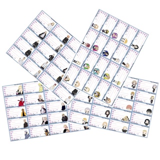 nhãn vở tokyo revengers 20-80 cái khác nhau