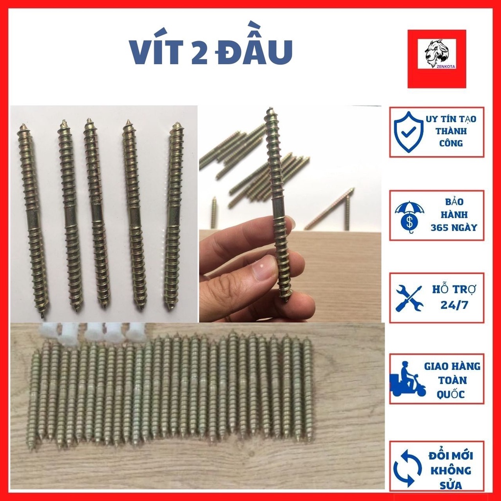 * SIÊU CHẮC* Vít kệ trang trí âm tường, vít cầu thang, phụ kiện nội thất giá rẻ (XUẤT XƯỞNG) ZENKOTA