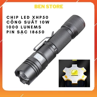Đèn pin mini cầm tay siêu sáng chip led XHP50