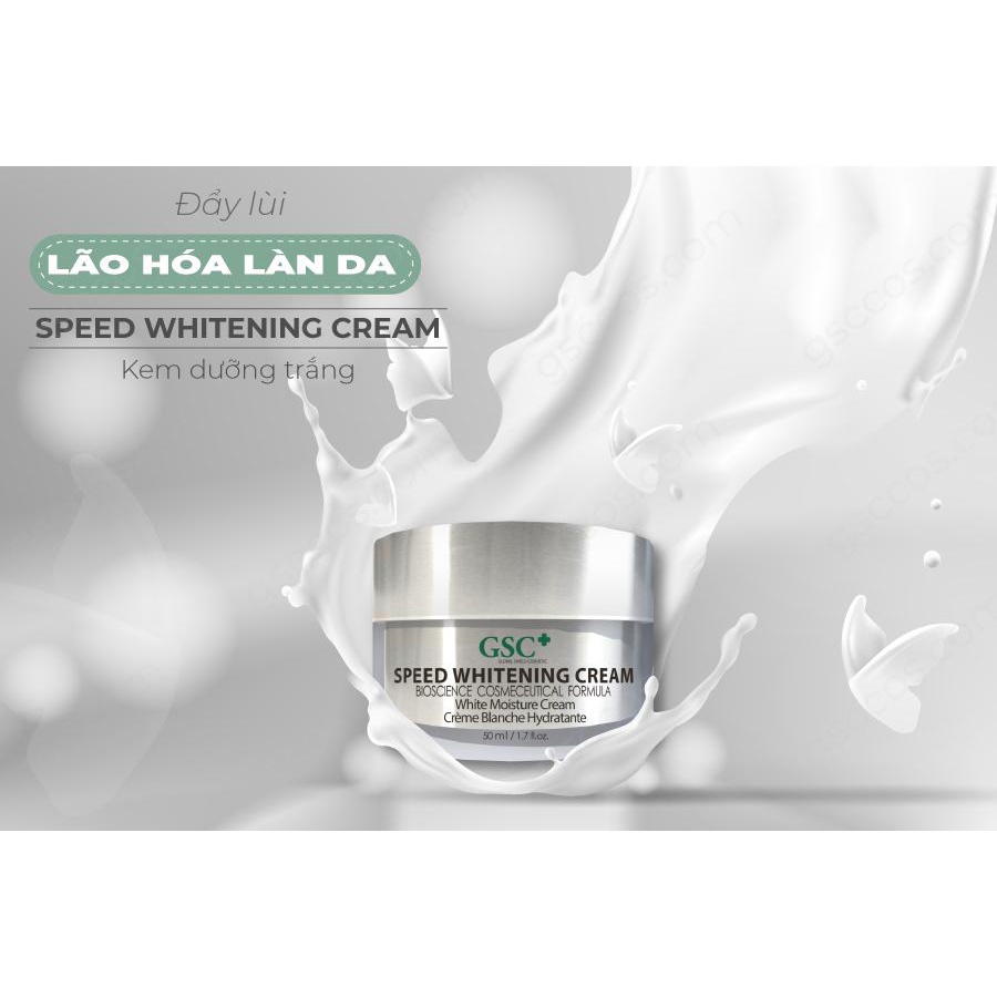 Kem Dưỡng Trắng Da GSC Speed Whitening Cream 50ml
