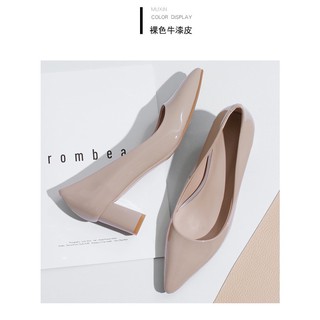 [XẢ KHO ]  CAO GÓT DA BÓNG 5 CM GÓT VUÔNG A2