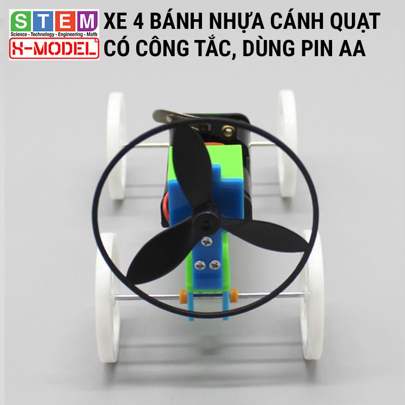 Đồ chơi sáng tạo STEM tự làm Xe ô tô đồ chơi nhựa mô tơ cánh quạt X-MODEL ST36 Đồ chơi tự làm DIY| Giáo dục STEM, STEAM