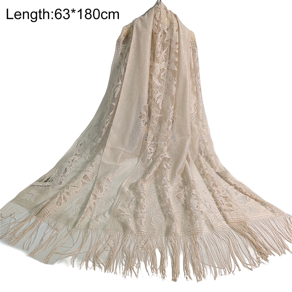 Khăn Choàng Ren Hoa Xinh Xắn Cho Nữ