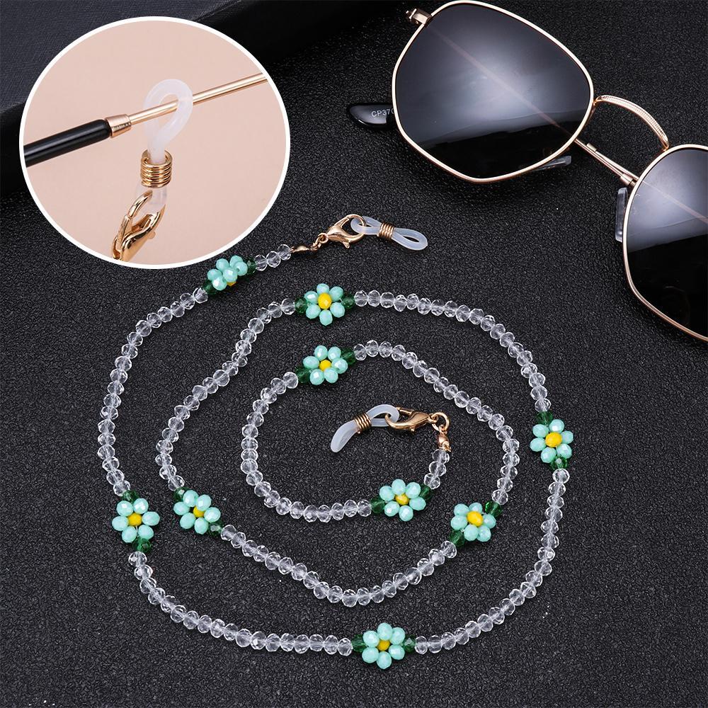 ESPO Dây Đeo Mắt Kính Chống Thất Lạc Đính Hạt Nhiều Màu Sắc Dễ Thương Cho Nữ