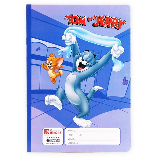 Vở Hồng Hà Tom &amp; Jerry 4 Ô Ly 48 trang  0560