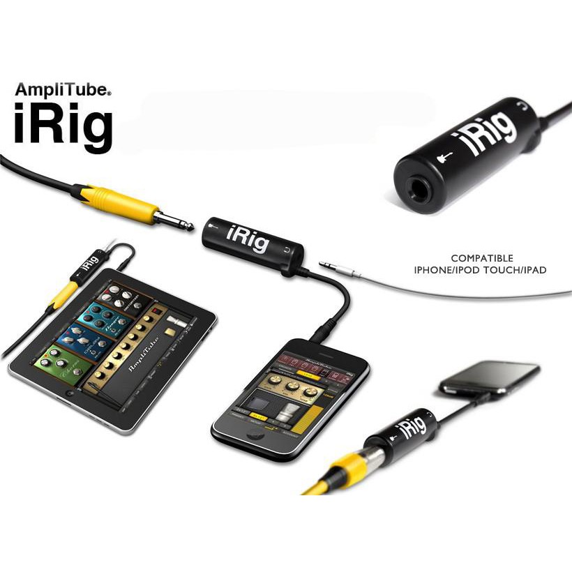 Đầu Cắm Kết Nối Hiệu Ứng Âm Thanh Cho Đàn Guitar Bass Hp Irig Andoid Ios Ampli