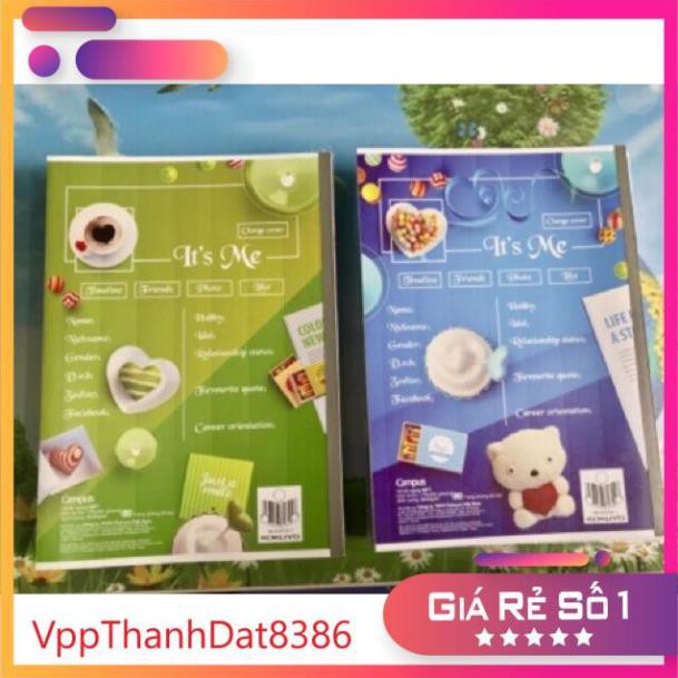 (Sale)  Vở kẻ ngang Campus Gift 120 trang