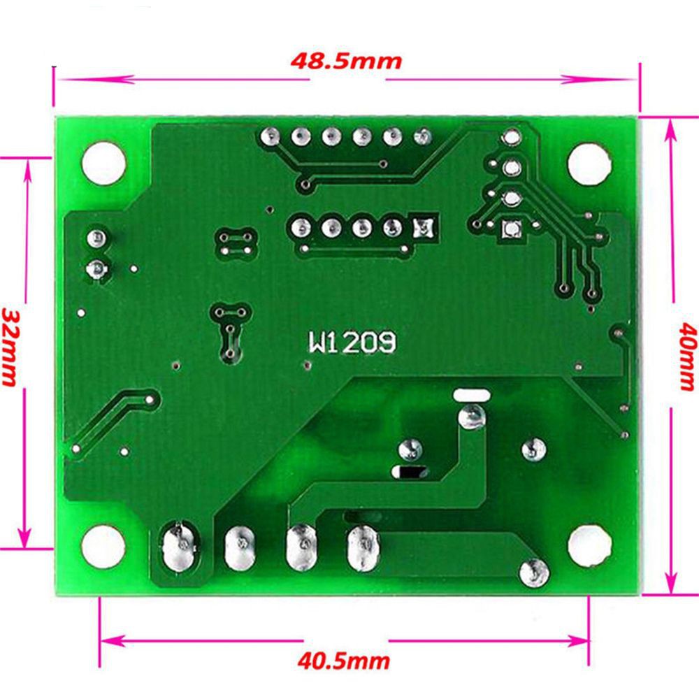 Bộ nguồn điều khiển nhiệt độ kĩ thuật số có màn hình hiển thị 12V và thiết bị cảm biến chống nước