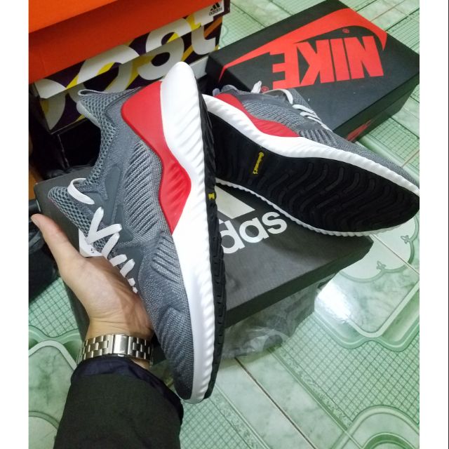 Alpha Bounce Xám Đỏ