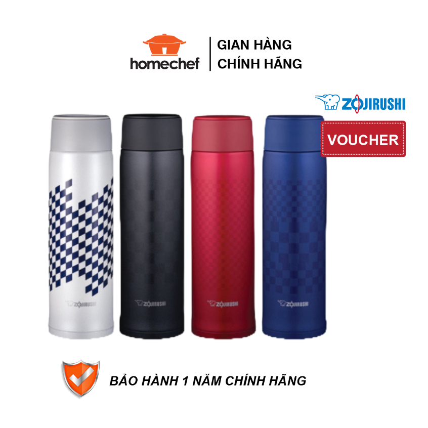 Bình giữ nhiệt nóng - lạnh Zojirushi SM-NAE48, xuất sứ Nhật Bản, thép không gỉ, 480ml, sản xuất Thái Lan, bảo hành 1 năm