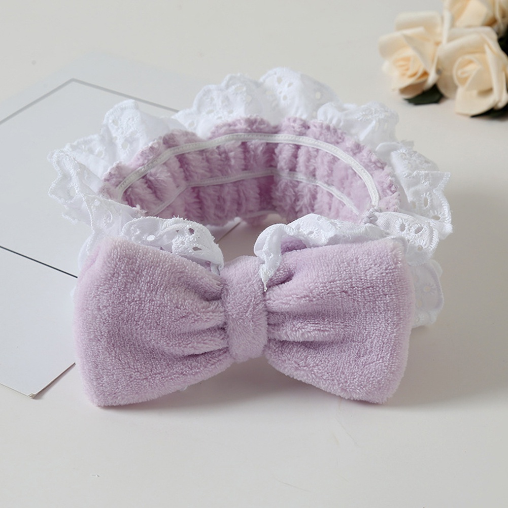 Băng Đô Co Dãn Đính Nơ Xinh Xắn Cho Nữ