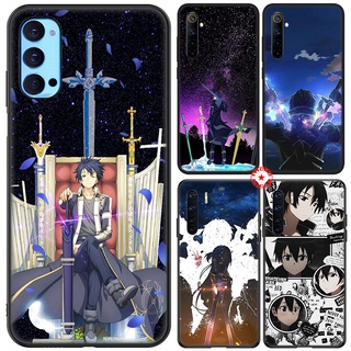 Ốp điện thoại hình Sword Art Online Kirito cho OPPO A3S A5 A5S A7 A12 A12S A12E A37 A39 A57 A59 A77 F1S F3 NEO 9