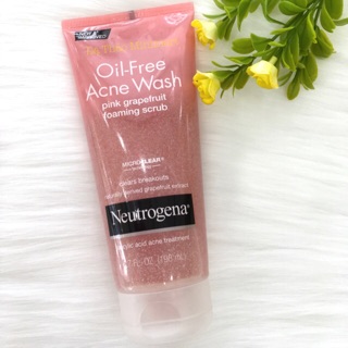 Sữa Rửa Mặt Neutrogena Pink Grapefruit Foaming Scrub