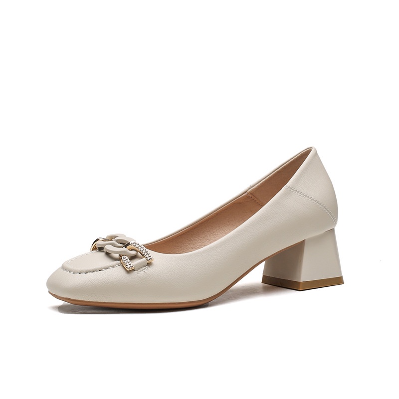 Giày Cao Gót Mũi Vuông Thời Trang Thanh Lịch Cho Nữ