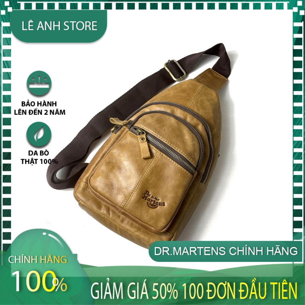 TÚI ĐEO CHÉO DR.MARTENS MÀU NÂU CHÍNH HÃNG THÁI LAN BẢO HÀNH 12 THÁNG