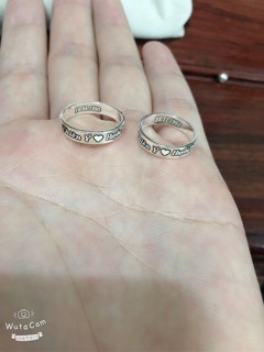 [Đồng giá ] Nhẫn đôi bạc ta