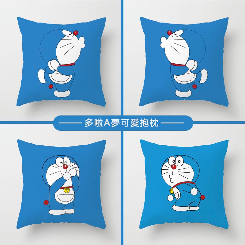 Doraemon Gối Tựa Lưng Họa Tiết Hoạt Hình Doremon Dễ Thương