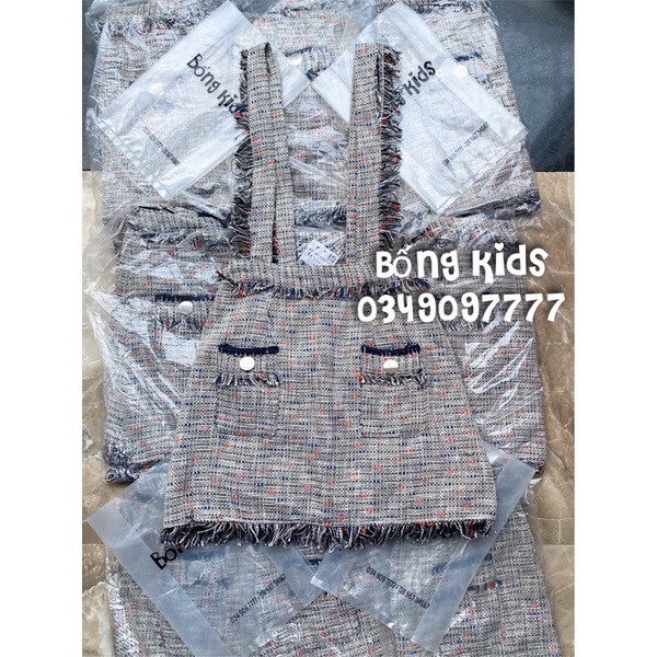 Chân Váy Dạ Tweed Mini Nữ ZR(cắt tag)