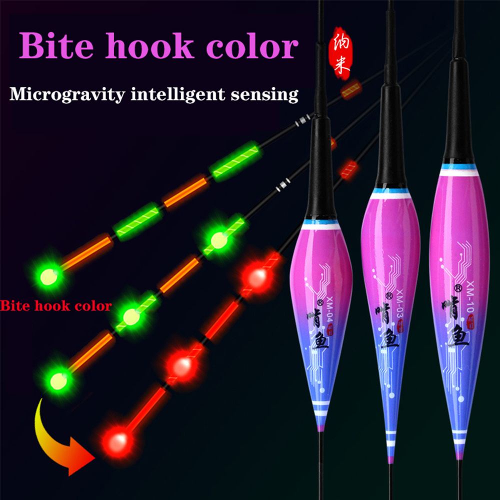 Phao nổi câu cá có đèn led thay đổi màu sắc tiện dụng