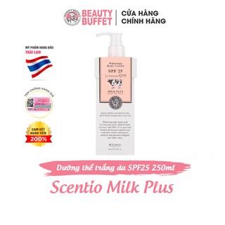 Dưỡng Thể Dưỡng Trắng Chống Nắng Beauty Buffet Scentio Milk Plus SPF25 250ml