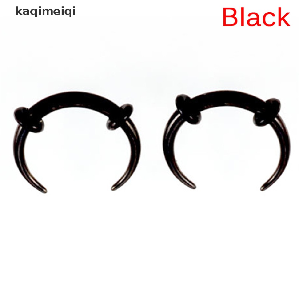 [KAQ] Surgical Steel Hoop Septum Nose Ring Piercing Clip Cartilage Earrings Jewelry GJL