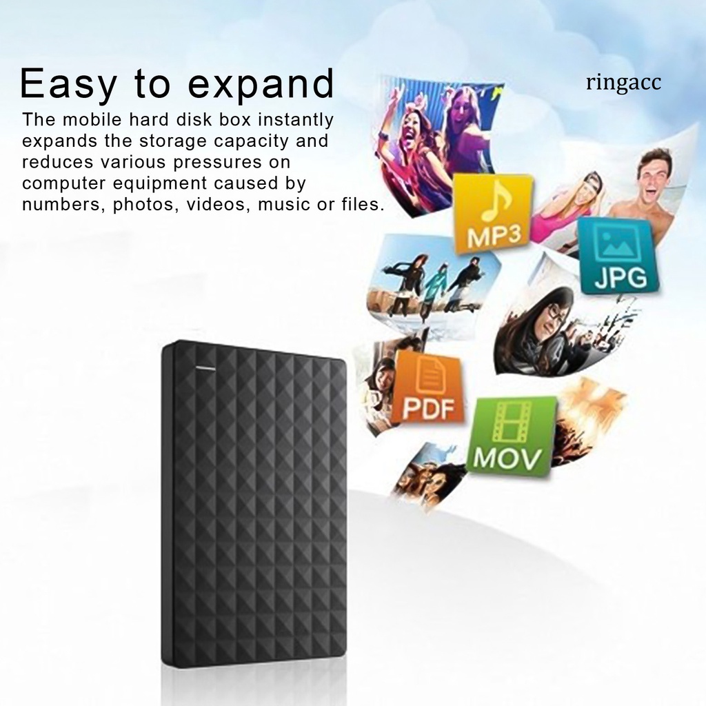 Hộp Đựng Ổ Cứng Ngoài Usb 3.0 Bằng Nhựa Chống Mài Mòn | BigBuy360 - bigbuy360.vn