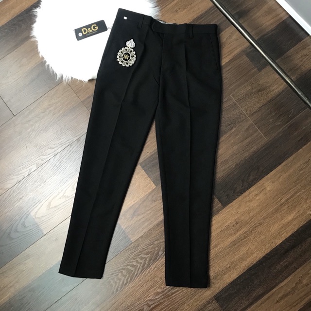 Quần Âu logo thêu siêu cấp có sẵn 4 mẫu hót