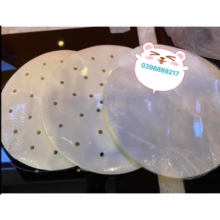 Giấy nến tròn đục lỗ size20cm - dùng cho nồi chiên không dầu - Sỉ ib