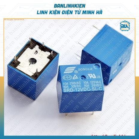 [Bán Linh Kiện] Relay 12V10A 5 Chân SRD