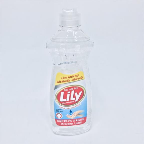 GEL RỬA TAY KHÔ LILY 400ML [chappho.comi]