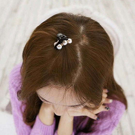 Kẹp tóc đính ngọc trai kiểu Hàn Quốc