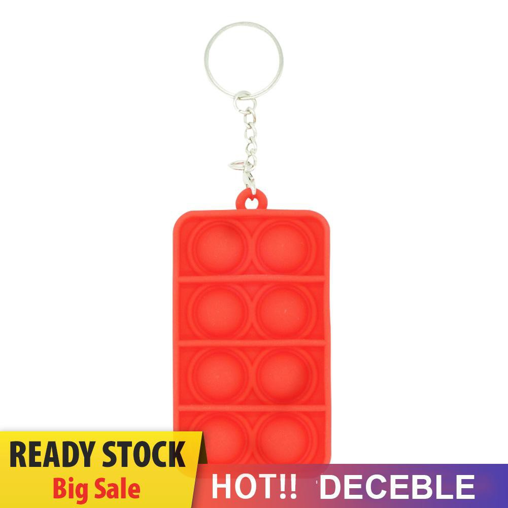 Pop It Fidget Đồ chơi Rectangle Push Bubbles Đồ chơis Autism Anti-Stress Sensory Đồ chơis Mini Pendant