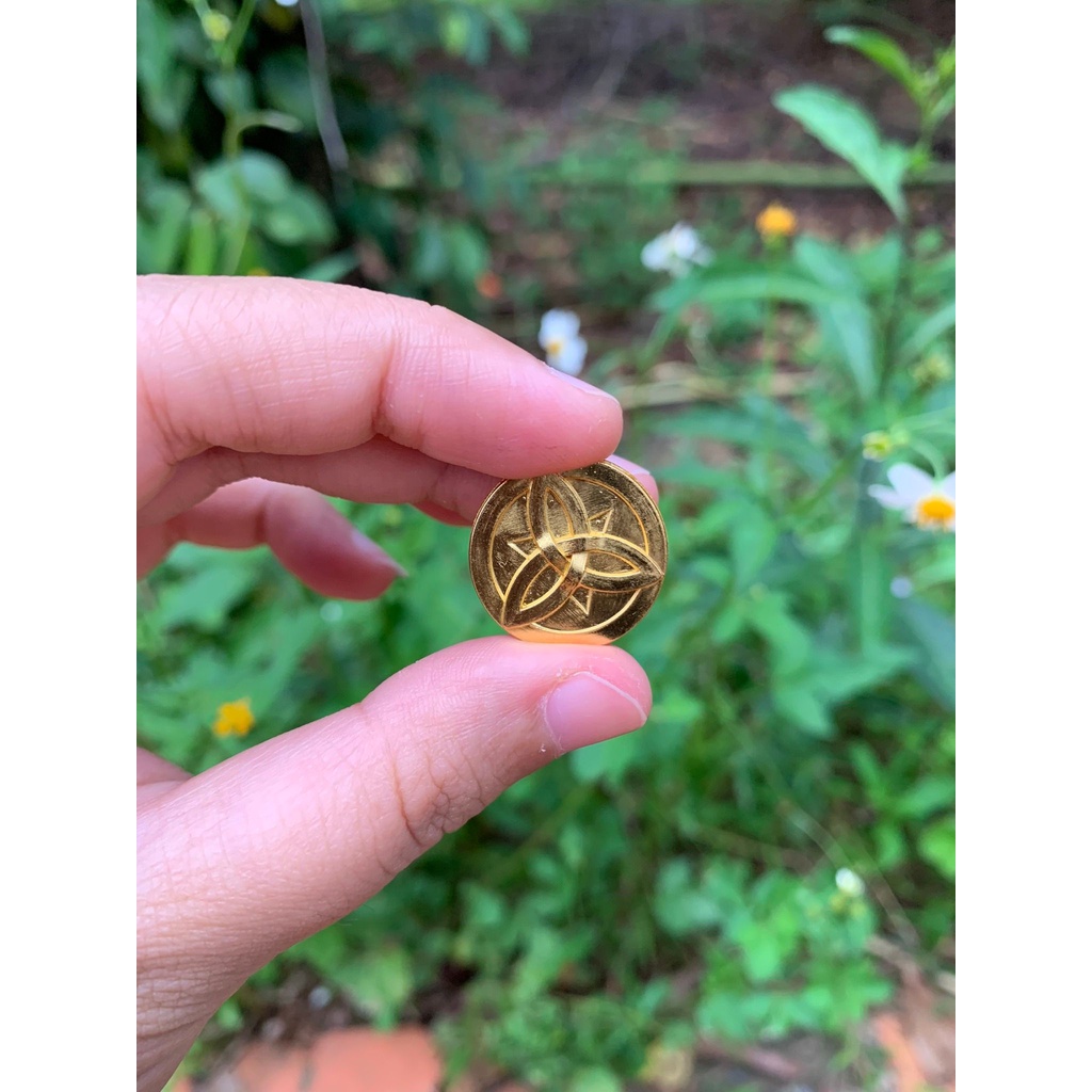 [ Bán lẻ ][ 2cm ] 1 Đồng xu vàng Mora - Genshin Impact - Baystore