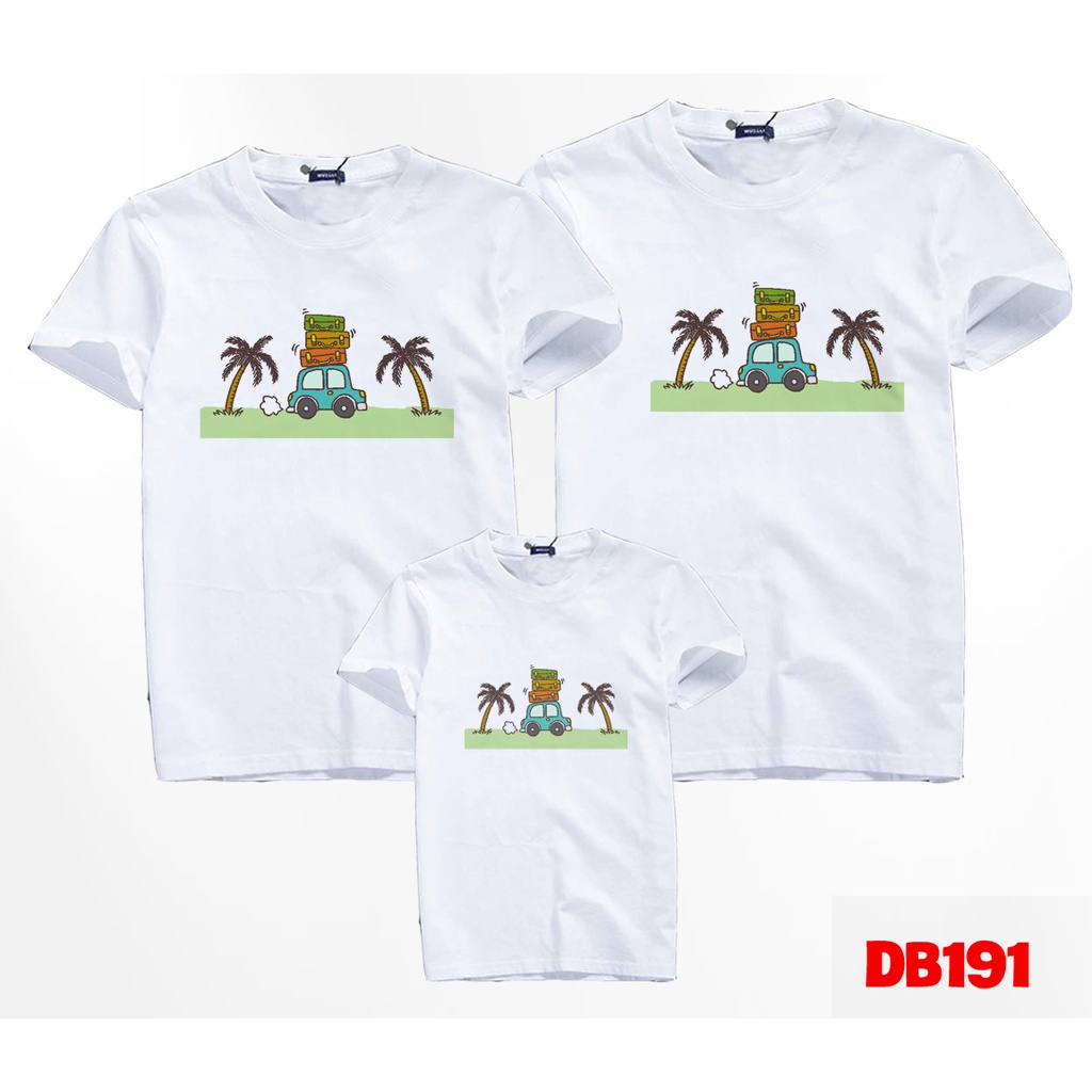 Áo Đôi Gia Đình Đi Biển In 3 Cây Dừa - KTQN TSHIRT AND UNIFORM