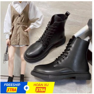 (Hàng Chuẩn + Sẵn)Boot đen cao cổ siêu hot