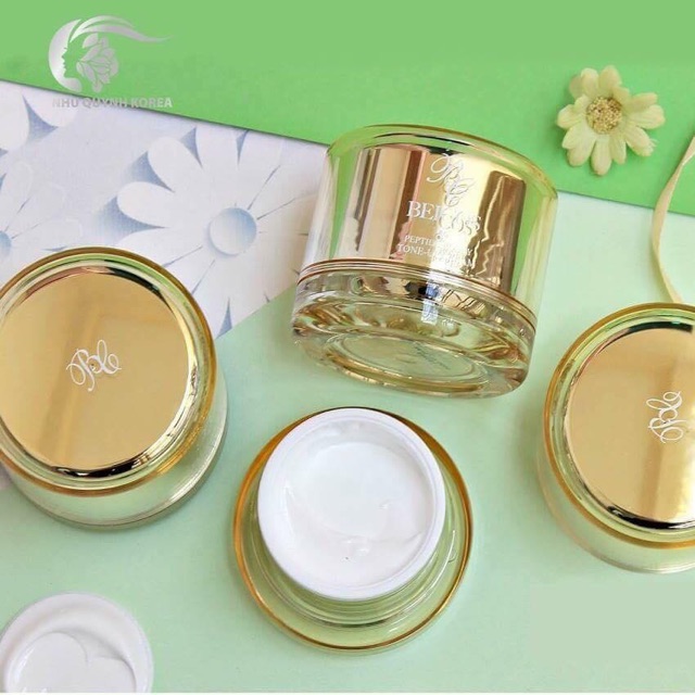 Kem Dưỡng Kích Trắng Da Beicos Peptide Honey Tone Up Cream